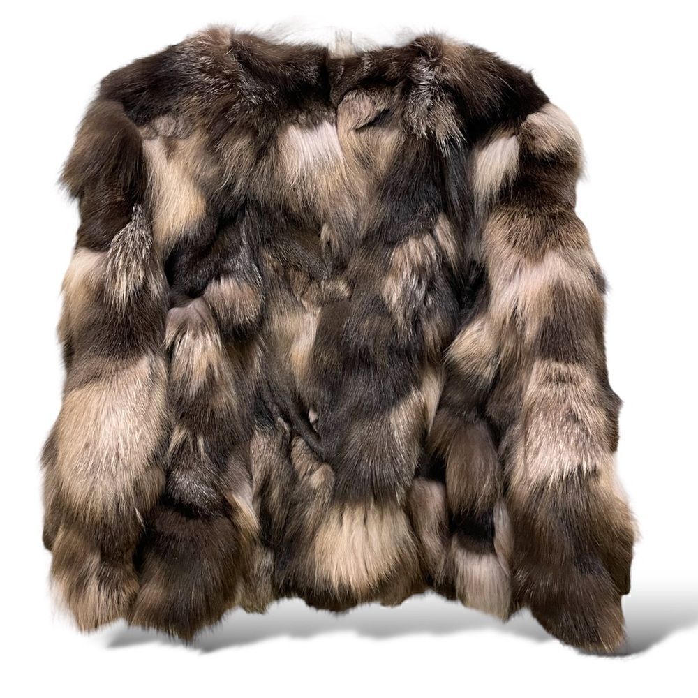 Tsontos Custom Made Multi-Color Fox Fur Coat | Si… - image 6